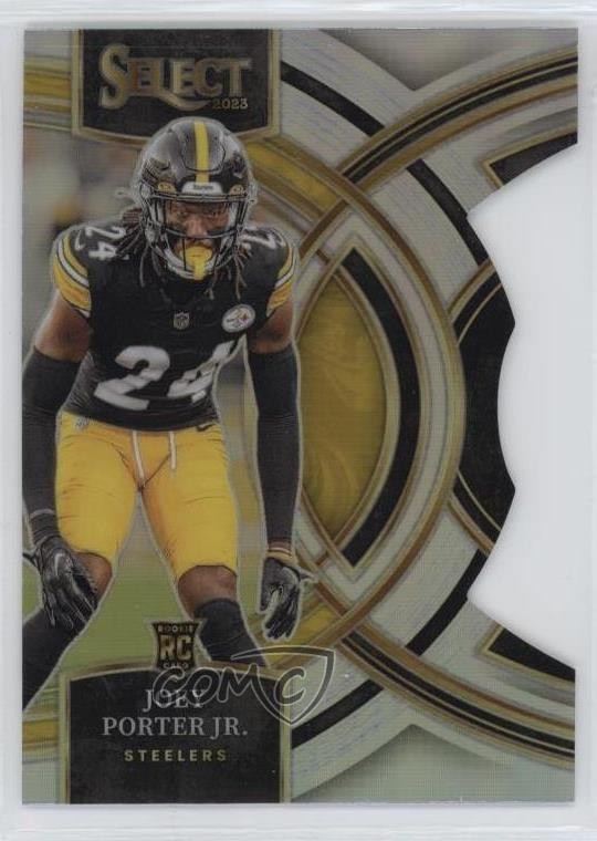 2023 Panini Select Premier Level Silver Prizm Die-Cut Joey Porter Jr #179 1f5j