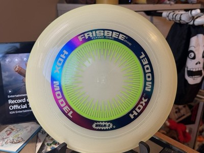 Wham-o Frisbee 165G HDX 82E mold Yellow Rainbow ring green chatter