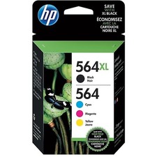 Genuine HP 564XL/564 Black/Color Ink Cartridge Combo Pack N9H60FN