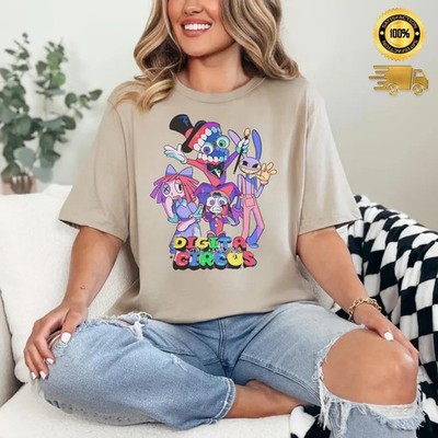 The Amazing Digital Circus tee, Circus Characters Shirts
