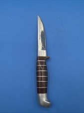 VINTAGE RHINO BRAND STAINLESS RAZOR FIXED BLADE KNIFE JAPAN 3.75&rdquo; Blade