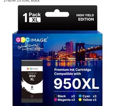 950XL and 951XL Ink Cartridge Black For Office Jet Pro Series Printers