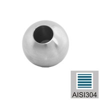 Kugel ∅25 Mm / FüR Rohr ∅10 Mm Endkappe Edelstahl Verschluss Stopfen FüLlstab