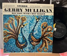 Gerry Mulligan: Reunion with Chet Baker LP Pacific Jazz, Henry Grimes