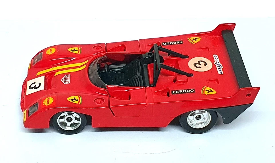 Norev Jet-Car escala 1/43 diecast 835 - Ferrari 008 coche de carreras #3 - rojo Foto 4 de 4