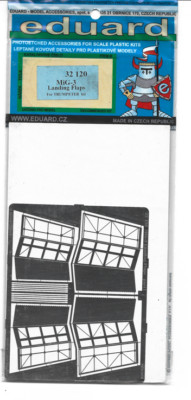 Eduard Mig-3 Photo Etch Landing Flaps in  1/32 120 For the Trumpeter Kit