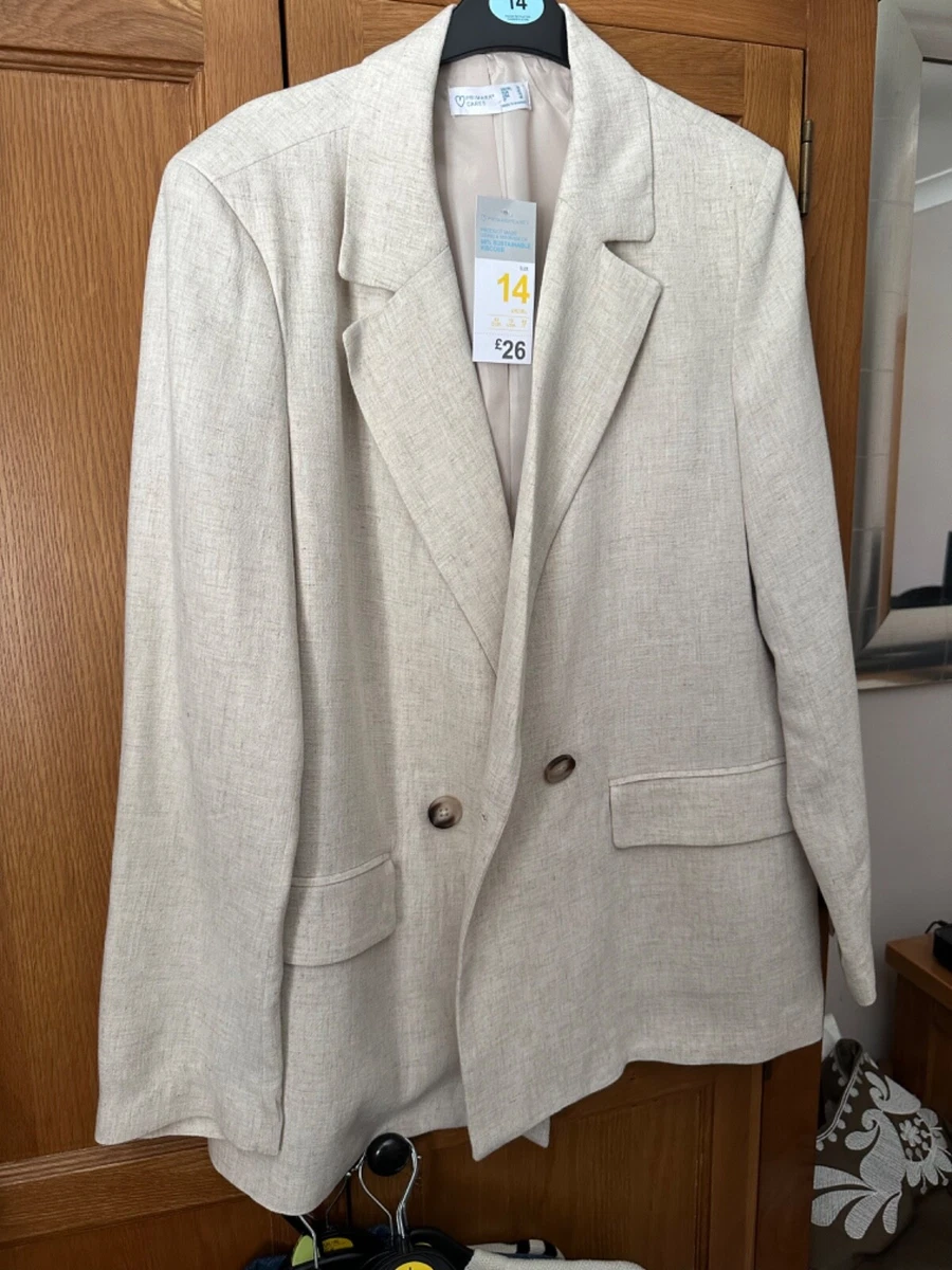 Primark linen best sale blazer