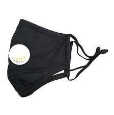 Reusable cotton face mask w/vent