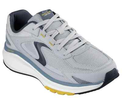 Skechers Shoes Men's Sport Comfort Memory Foam Lace up Casual Gray Jogger 233076
