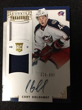 2012-13 Rookie Anthology,#115 Cody Goloubef.  Jersey Auto RC 25/699