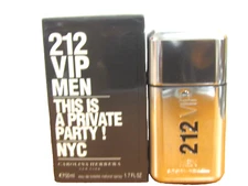 212 VIP Men Carolina Herrera Men Cologne 1.7oz Eau De Toilette Spray SEALED