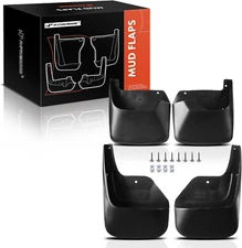 Set of 4PCS Mud Flaps Splash Guards Mudguards Mudflaps with Hardware Kits Access