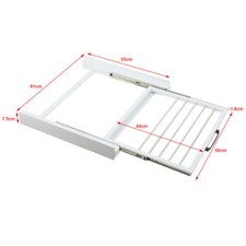 55-89cm 100KG Stacking Kit with Sliding Shelf Fits for Washing Machine and Dryer