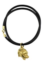 Staffordshire Bull Terrier, Staffy - Dog necklace, gold-plated pendant for dog f