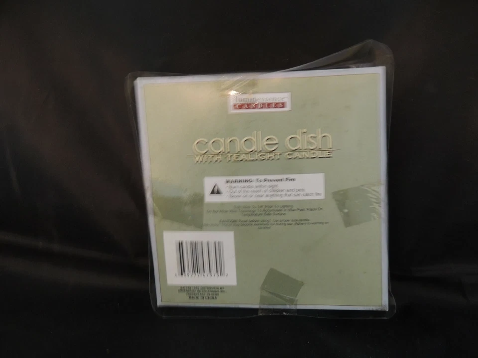 Espléndido plato de vela de vidrio transparente de 6" en forma de girasol con vela de luz de té Foto 2 de 2