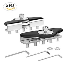 Nilight 2PCS LED Work Light Bar NO-Drilling Stainless Steel Mounts Clamp Holder