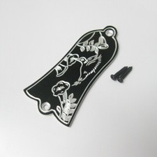 Handmade Hummingbird flower aluminum truss rod cover fits most Gibson guitars