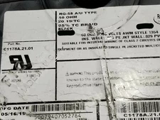 Carol C1178A RG-58A/U 50ohm Coaxial Radio Antenna Wireless Ham Cable Black /50ft