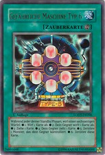 YU-GI-OH, GEFÄHRLICHE MASCHINE TYP 6, UR, LODT-DE096, 1. Auflage, TOP