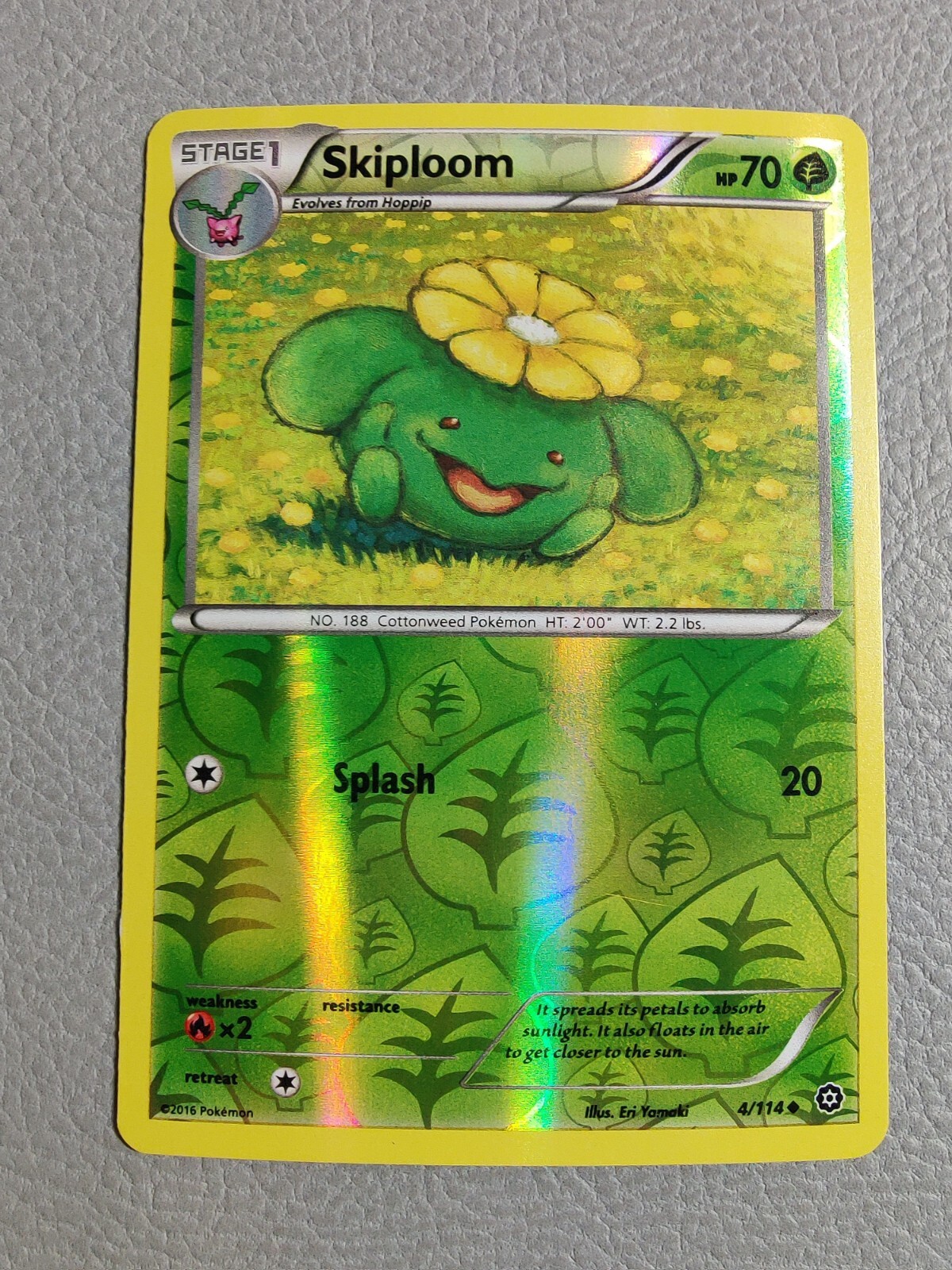 Skiploom Reverse Holo | NM | XY Steam Siege 4/114 | Pokemon