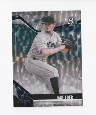 2021 Bowman Platinum Top Prospect Ice Foil Jake Eder Marlins #TOP-29