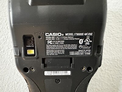 CASIO IT9000E-MC25E MOBILE HANDHELD PRINTER BARCODE SCANNER CREDIT