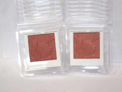 CLINIQUE FRESH BLOOM ALL OVER COLOUR #13 PLUM POPPY BLEND REFILL *LOT OF 2*