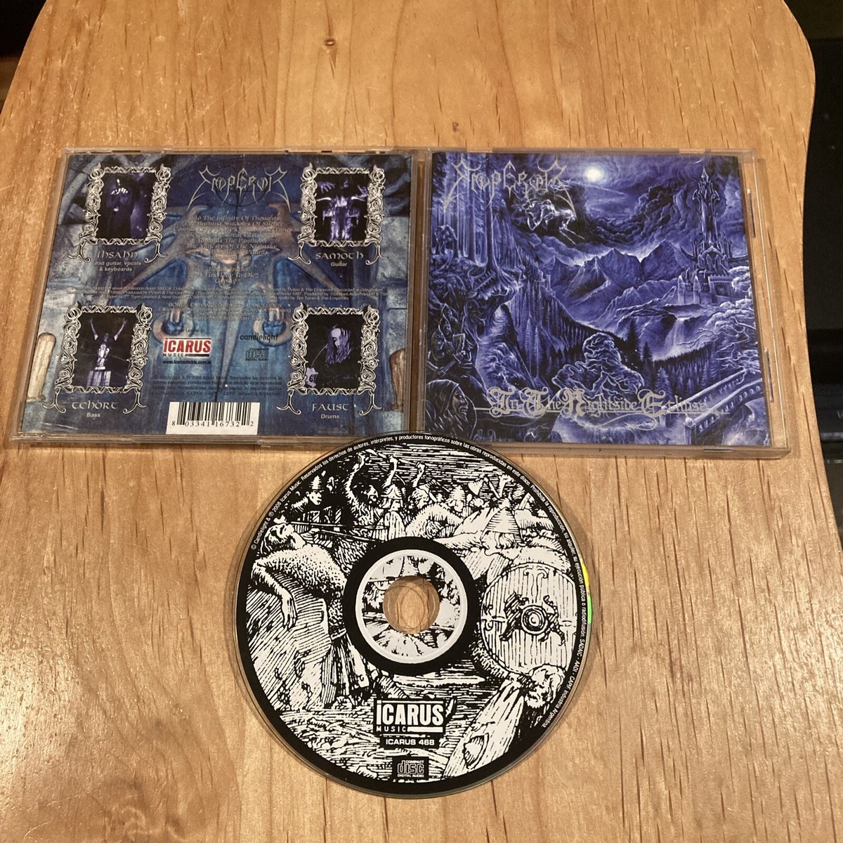 Emperor - In The Nightside Eclipse CD 1st Argentine press ihsahn 