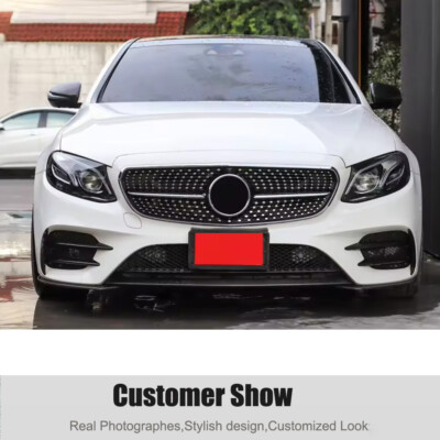 Real Carbon Front Bumper Lip for Mercedes-Benz E-Class W213 E300