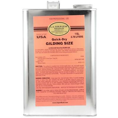 L.A. GOLD LEAF - Quick-Dry Gilding Size/ Oil Base -Bulk Sale ! 