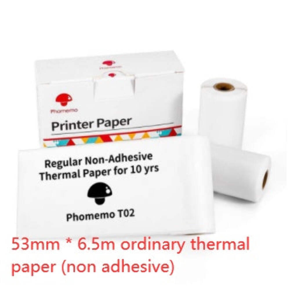 Portable Mini Thermal Label Printer for Home Photos Student Study Error Notes