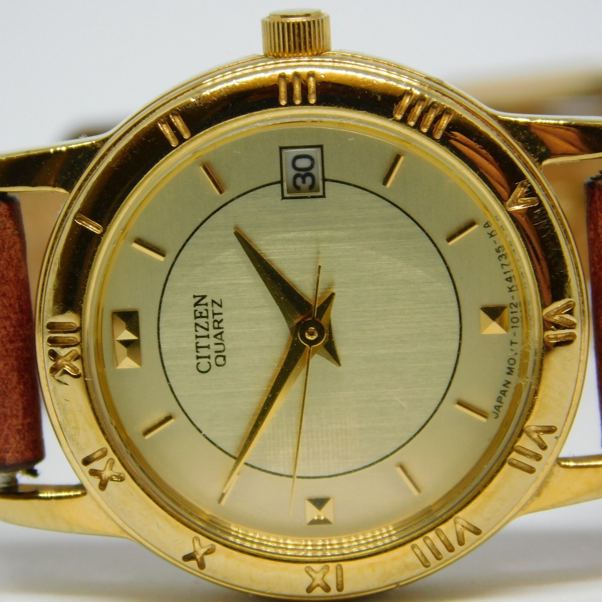 CITIZEN 1012-K13131 CKK Genuine Leather Quartz Analog Women's