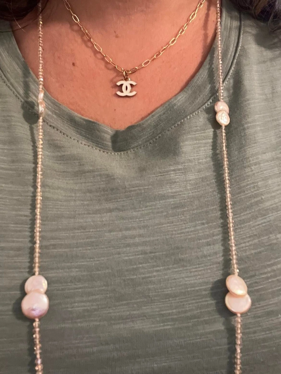 Chanel paperclip deals necklace