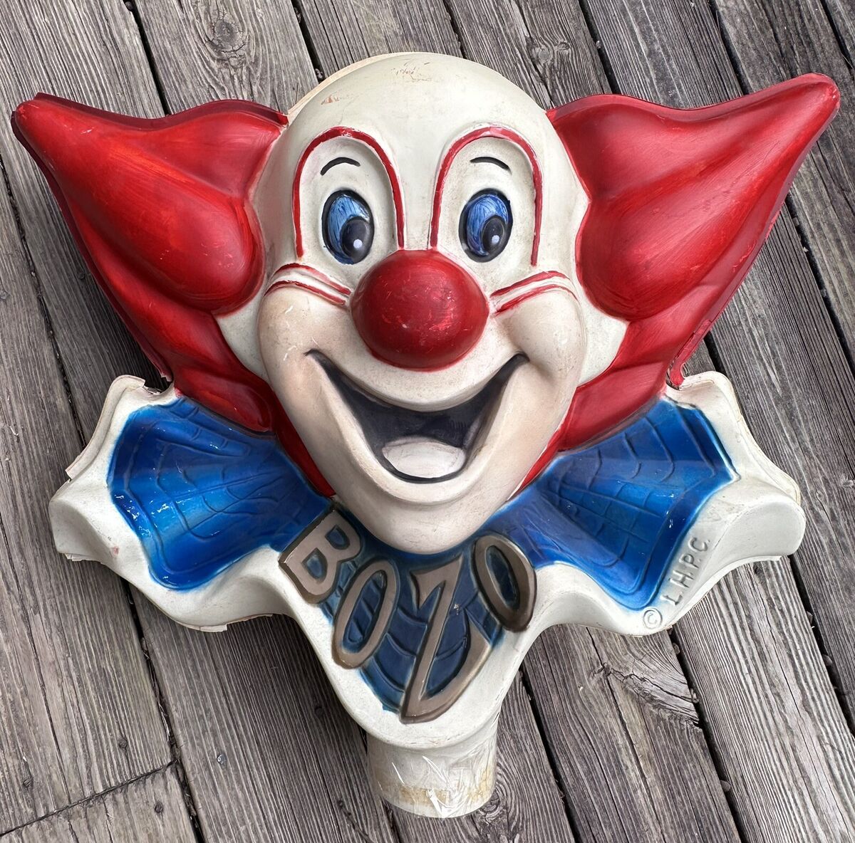 Bozo The Clown Vintage Arkansas Toy Store Display Head Bozo The Clown Vintage Arkansas Toy Store Display Head