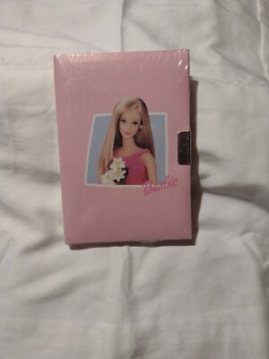 Vintage 1999 Mattel BARBIE Diary Mini Journal Notebook Dear Diary With Key