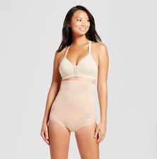 Jockey Everyday Slimming Brief With Muffin Top Control - Nude, M