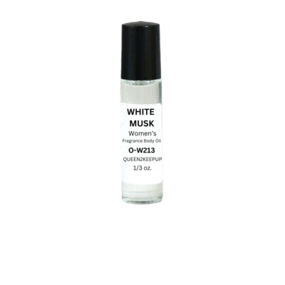 White Musk (Women) Body Oil 10 ml Fragrance Similar 1/3 oz Roll-On Scent