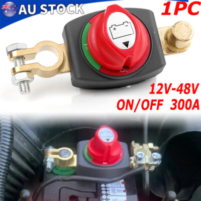 Car Battery Disconnect Isolator ON Off Switch Battery Terminal Boat 12V ...