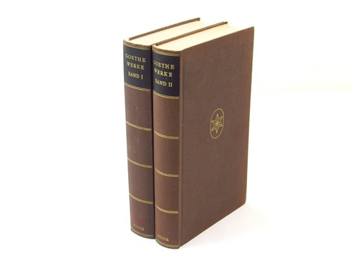 Goethes Werke (Goethe's Works) in 2 Volumes 1957 Hardcover German Language - 第 1/12 張圖片