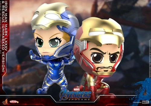 Casco abierto Hot Toys COSBABY COSB667 héroes Endgame MK85 y armadura de rescate versión