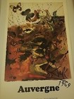 Salvador Dalí France Auvergne Vtg. Orig. SNCF French Railway Poster Train Fall  — photo 3
