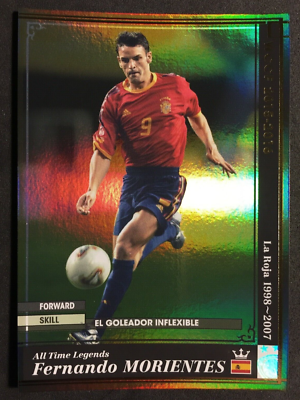 wccf ATLE モリエンテス 2015-16 Panini WCCF ATLE Legend Fernando Morientes Spain La Roja