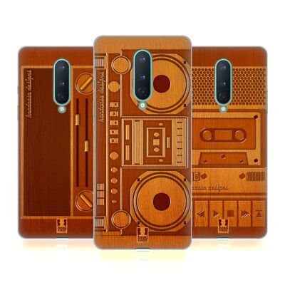 HEAD CASE DESIGNS GADGET AUS HOLZ SOFT GEL HANDYHÜLLE FÜR GOOGLE ONEPLUS HANDYS