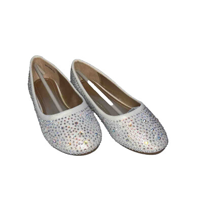 Dream Pairs MVY-Shine Girls Shoes, White Suede, 1