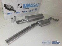 Imasaf Auspuff Mitteltopf+Endtopf für Mercedes-Benz Coupe 280 SE W111 1968-1971