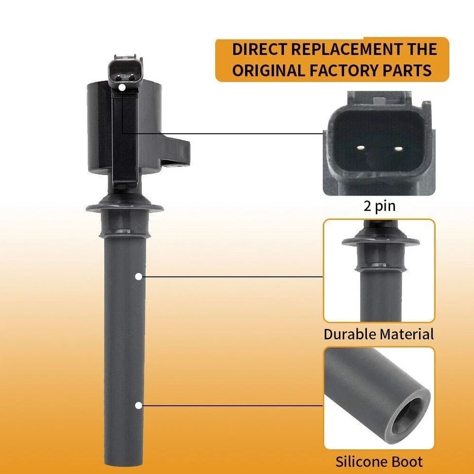 6X Ignition Coils For Ford Five Hundred 2005 2006 2007 3.0L V6 FD502 DG500 US Foto 4 de 4