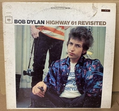 Bob Dylan - Highway 61 Revisited 1967 LP Vinyl Reissue Columbia Rock Folk VG