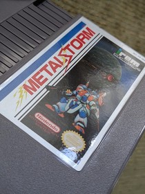 Metal Storm Nintendo Entertainment System NES Cartridge Only Tested Working NM
