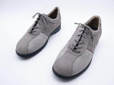 Finn Comfort Oviedo Damen Halbschuhe Sneaker Leder Grau Gr. 42 EU Art. 39165-80