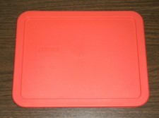 Pyrex Refrigerator Freezer Microwave Storage Lid for 6 Cup Dish #7211-PC - Red